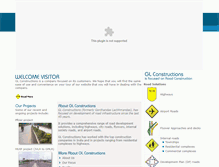 Tablet Screenshot of glconstructions.co.in
